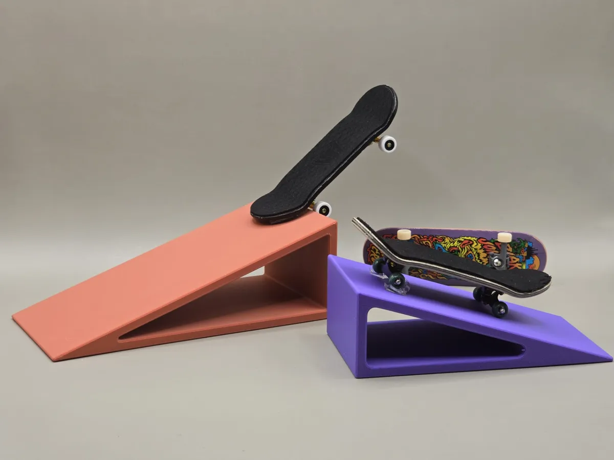 Pink Ramp Model Kicker Ramp Fingerboard Skate Trick Set - Free 3D Print Model - MakerWorld