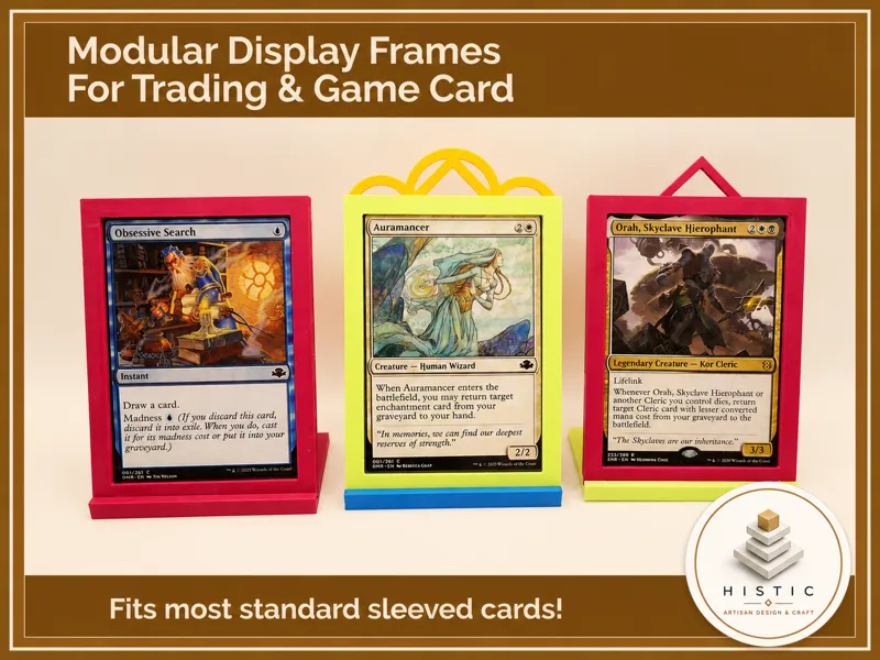 Modular Display Frames for Trading & Game Cards