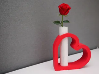 Love Heart Vase for Valentines Day