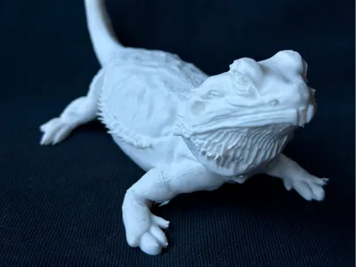 Bearded Dragon "Barti" Memorial Lizard Model 