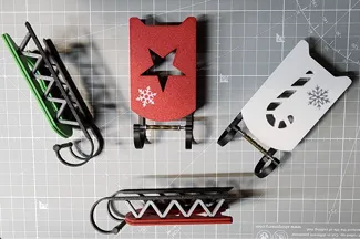 Chrsitmas Holiday Sled