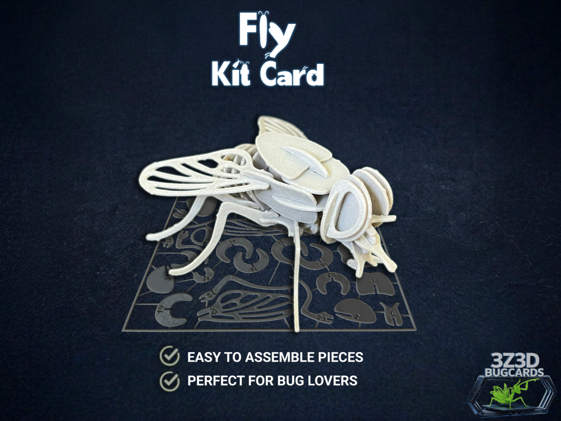Fly Bug Kit Card - BugCards
