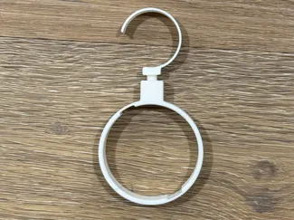 Round Hygrometer Hanger with Rotating Hook