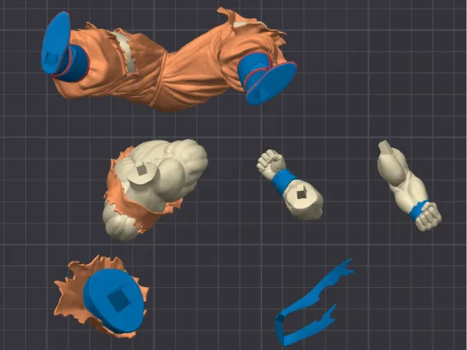 Goku & Shenron - Goku's Body