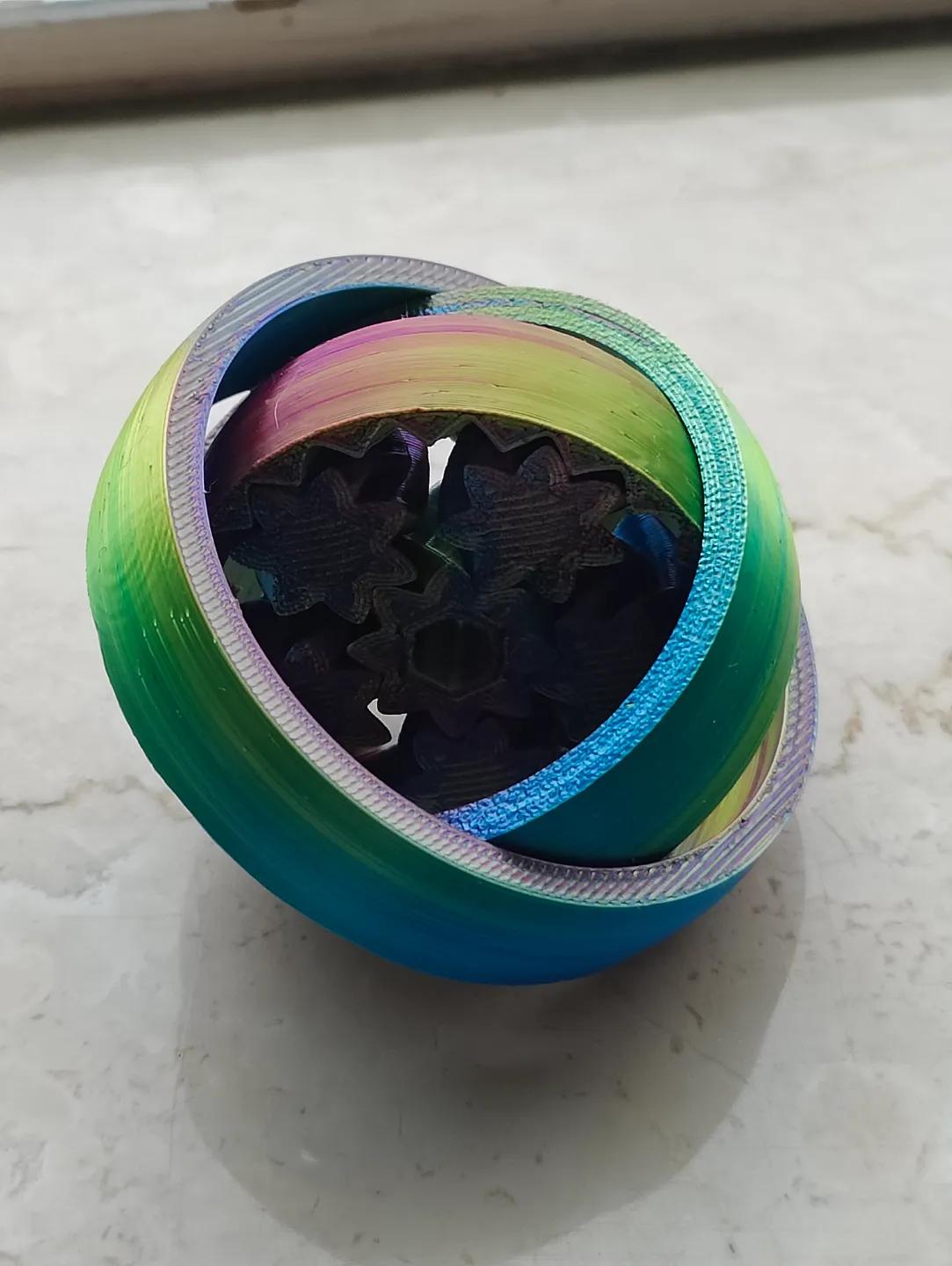 Two-in-One Gyro and Gear Fidget Spinner view 3