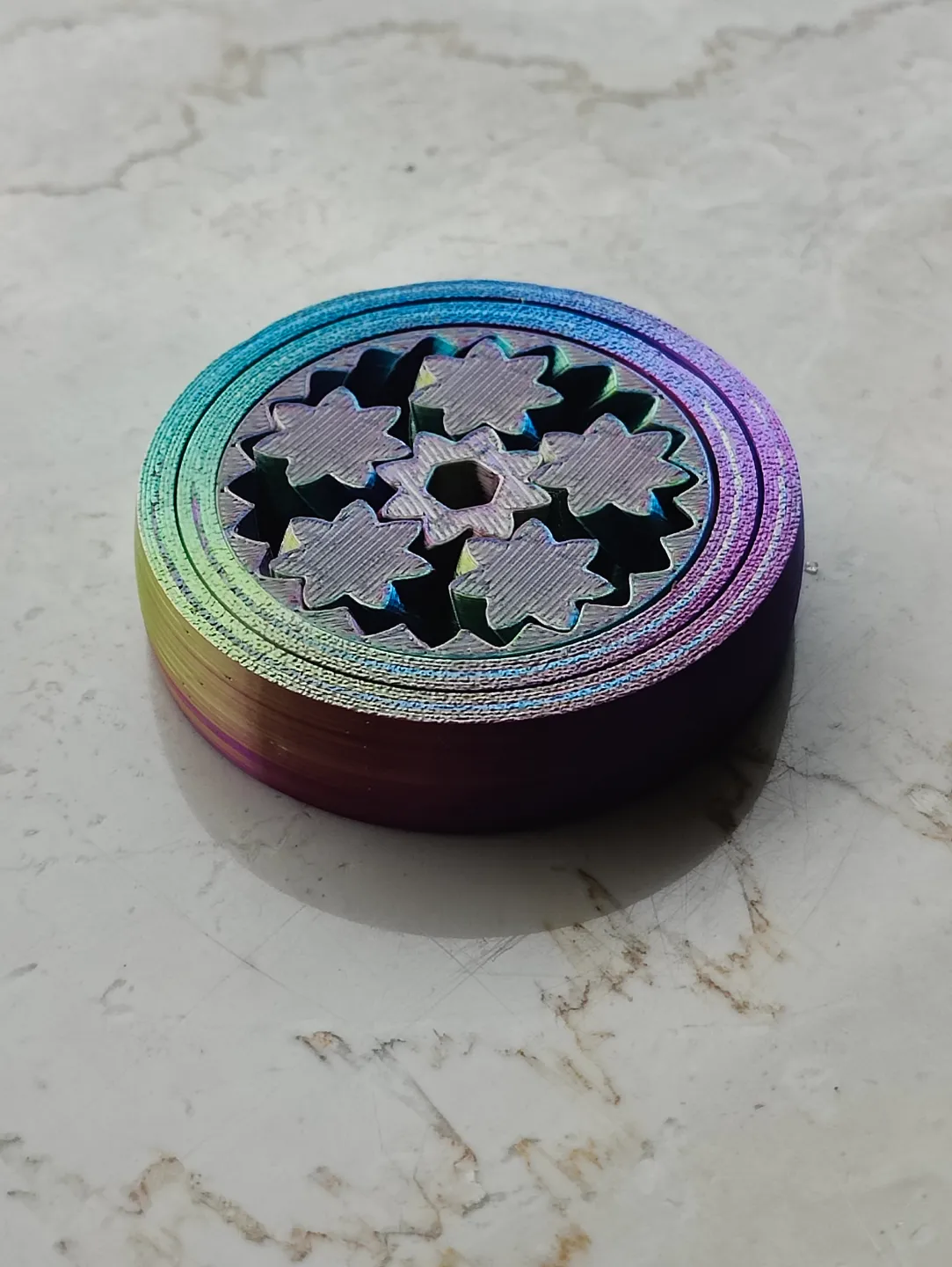 Two-in-One Gyro and Gear Fidget Spinner view 2