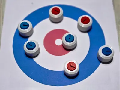 Table Curling – Set di 8 Stones