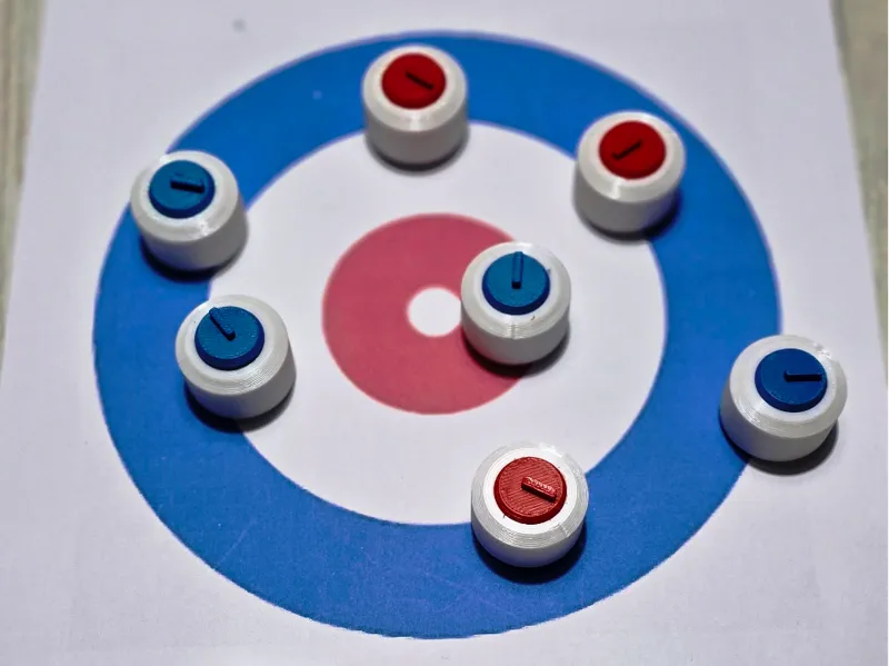 Table Curling – Set di 8 Stones