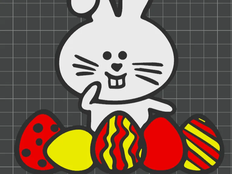 Easter Bunny - window decoration