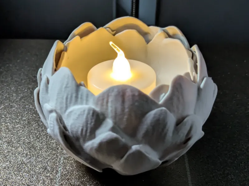 Flower Shell Tea Light Holder