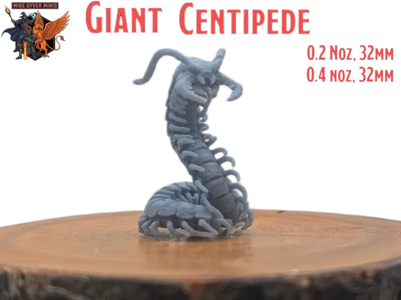 Giant Centipede - MGM Print-Ready Mini