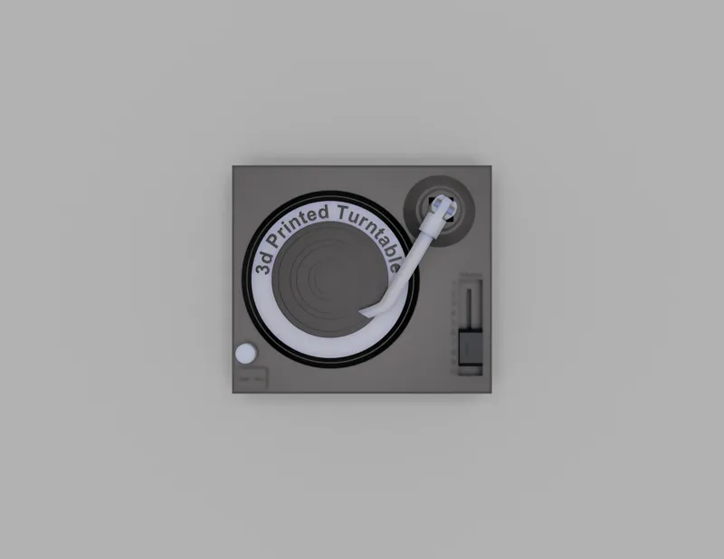 Toy Turntable with Many Moving Parts