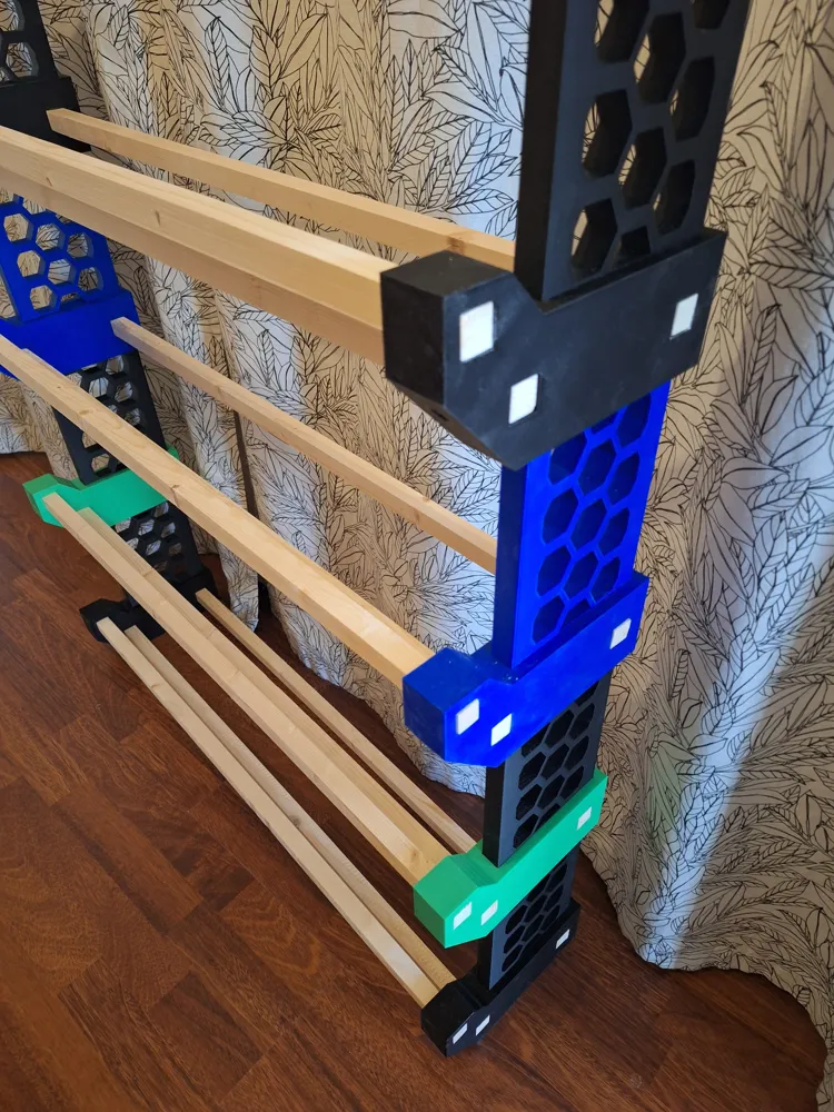 Sturdy Modular Filament Spool Rack - Free 3D Print Model - MakerWorld