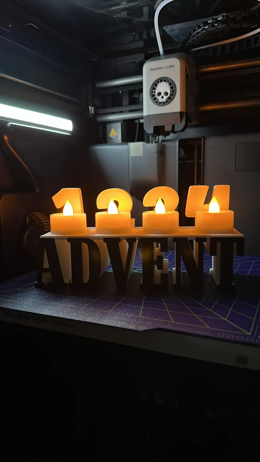 Advent Wreath Advent Numbers 1–4 - 3D Print Model - Free 3D Print Model ...