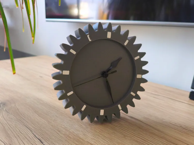 Desk Gear Clock
