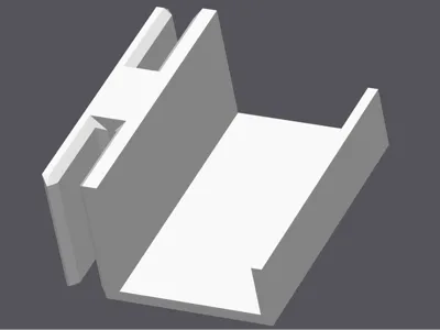 Schüller clip plinth fastening
