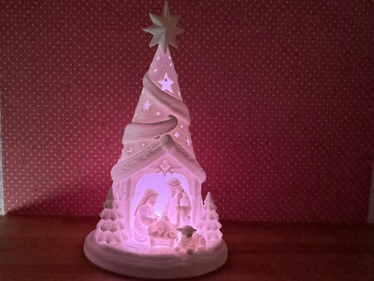 Beleuchtete Weihnachtsbaum-Krippe LED Kit 3D model