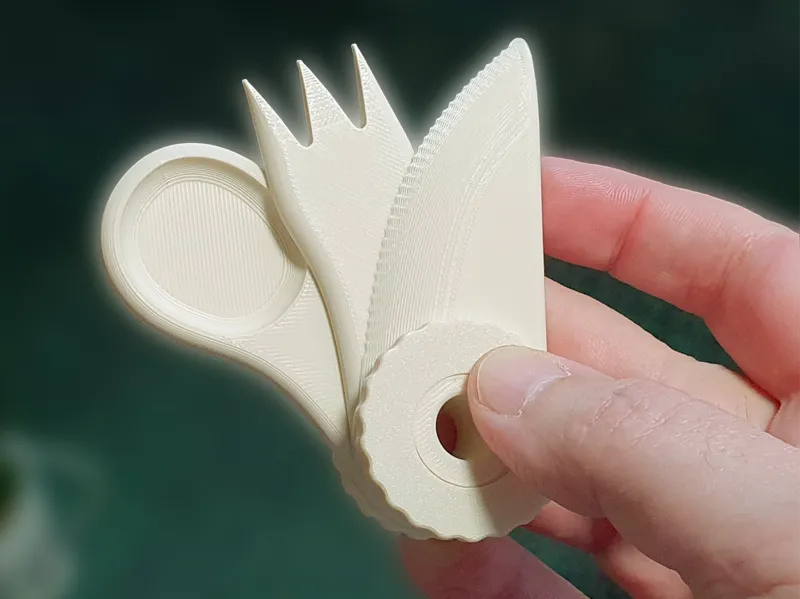 Folding Travel Cutlery (Spoon, Fork, Knife)