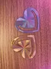 Heart BookMark - Octagram Spiral Top and Bottom Pattern