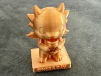0.2mm layer, 2 walls, 15% infill, supports