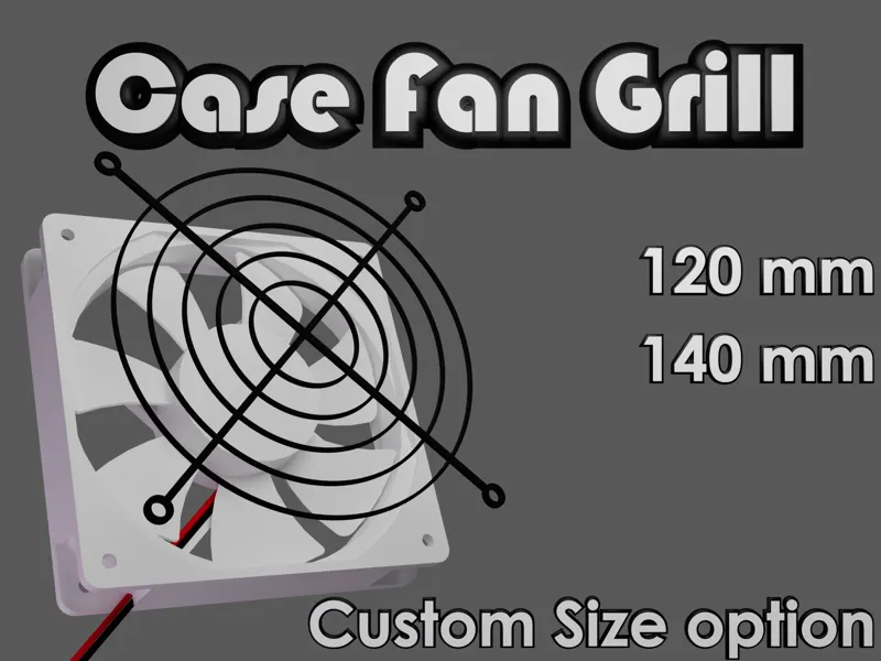 Cheap Case Fan Plastic Metal Grill Replacement 