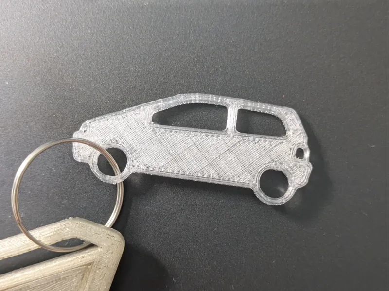 Renault TWINGO Silhouette Keychain