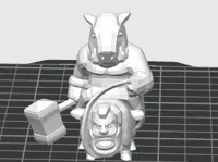 Figurine « Rider Hog » format réduit — photo 2