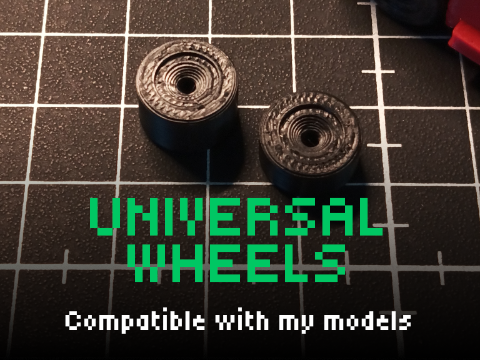 Universal wheels - for BRAKES toy cars series
