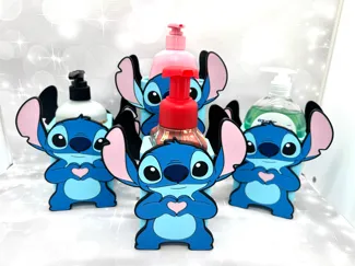 Blue Alien Monster Soap Bottle Holder