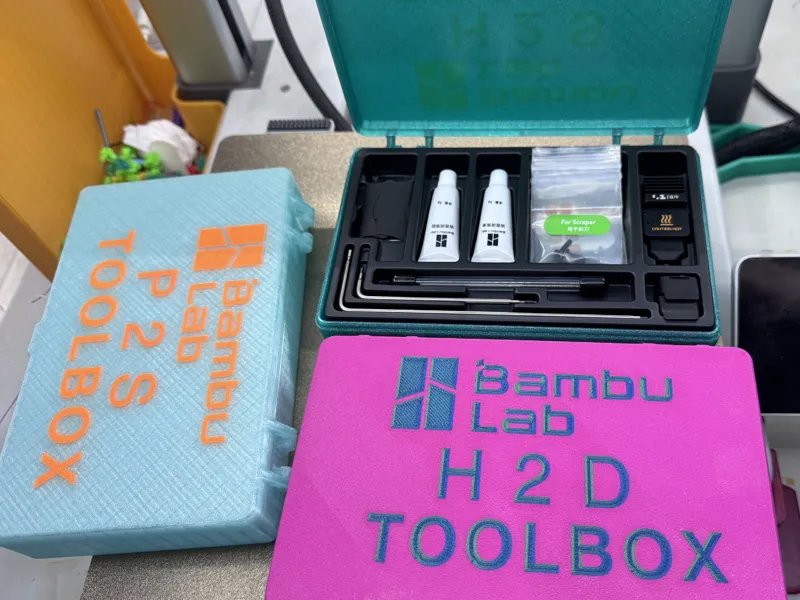 P2S/H2S.H2D备件收纳盒 - 原装托盘 + 备件一体化收纳