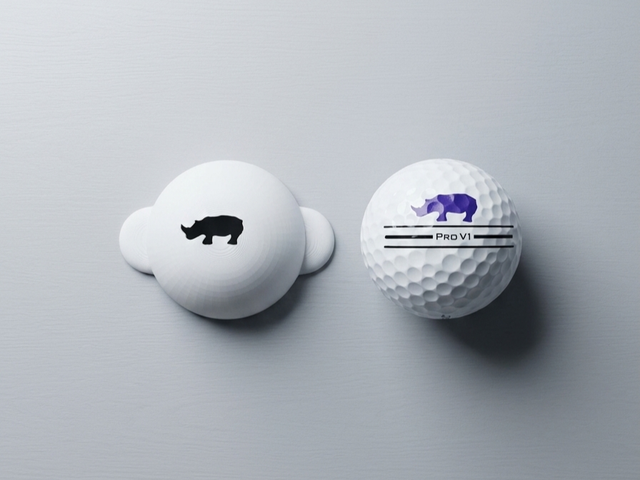 Rhino golf ball stencil/Marker