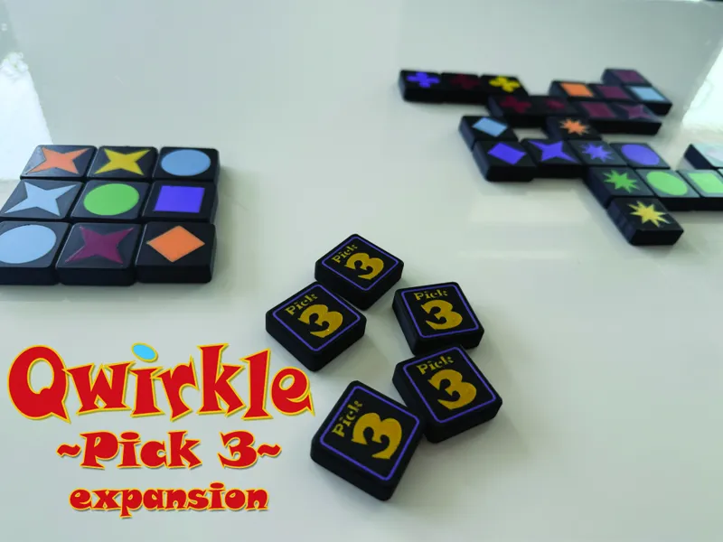 Qwirkle Game – Expansion: Pick 3