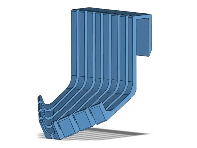Hanging Over Glass Bar Soap Holder (Draining)