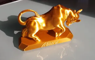 miura bull with stand