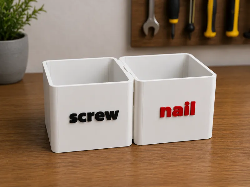 Box screw end nail