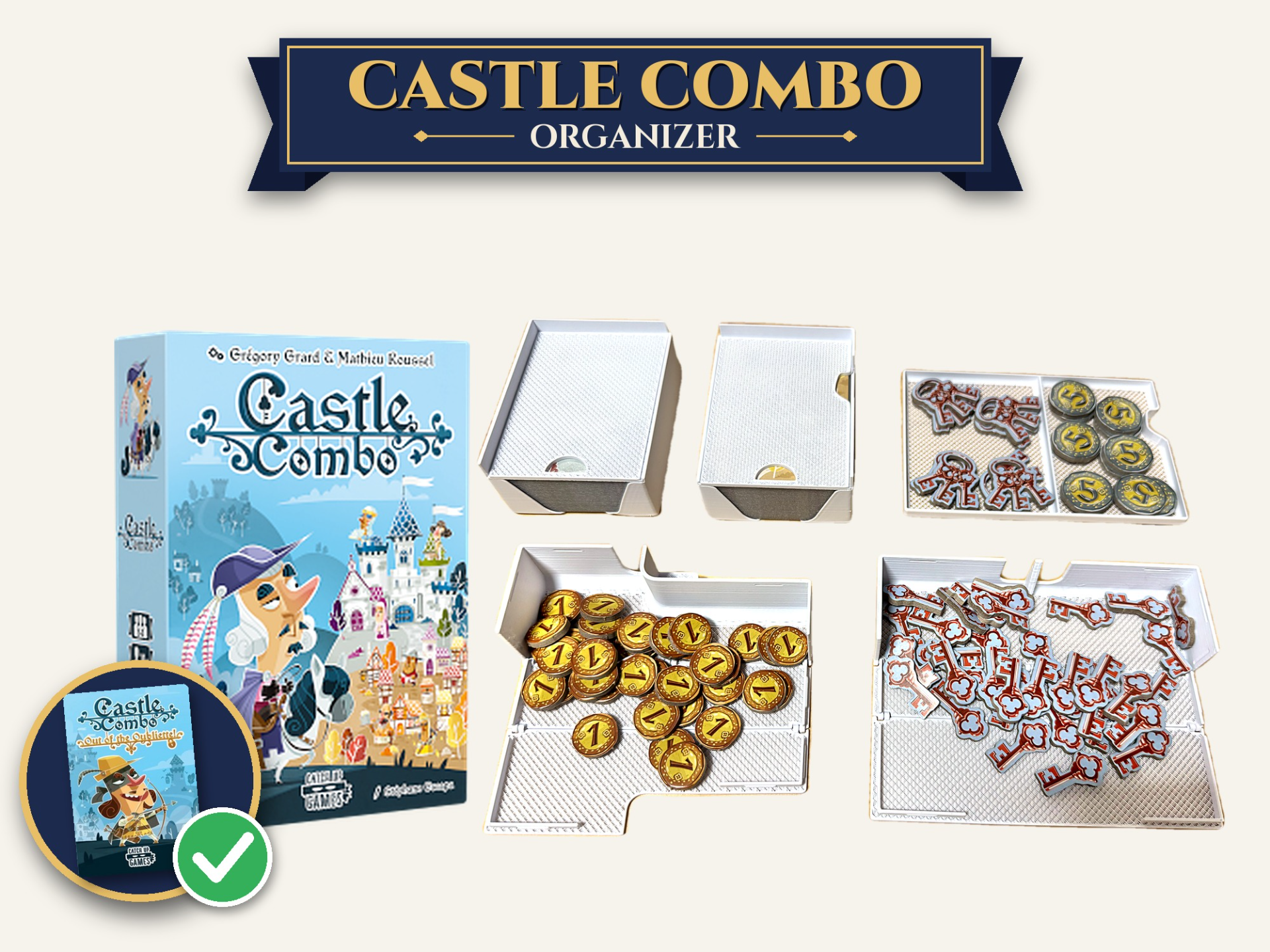 Castle Combo Organizer (with Out of the Oubliette) 3D model