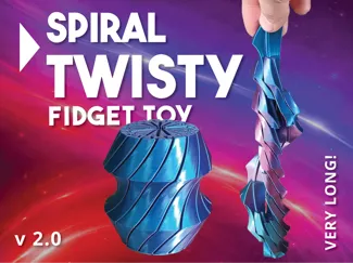 Twisty Spiral Fidget Toy - v2
