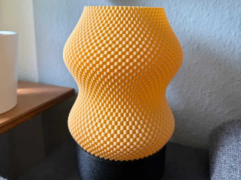Tischlampe Korbgeflecht Design