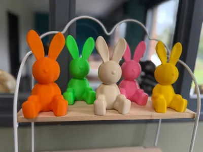 Minimal Easter Bunny