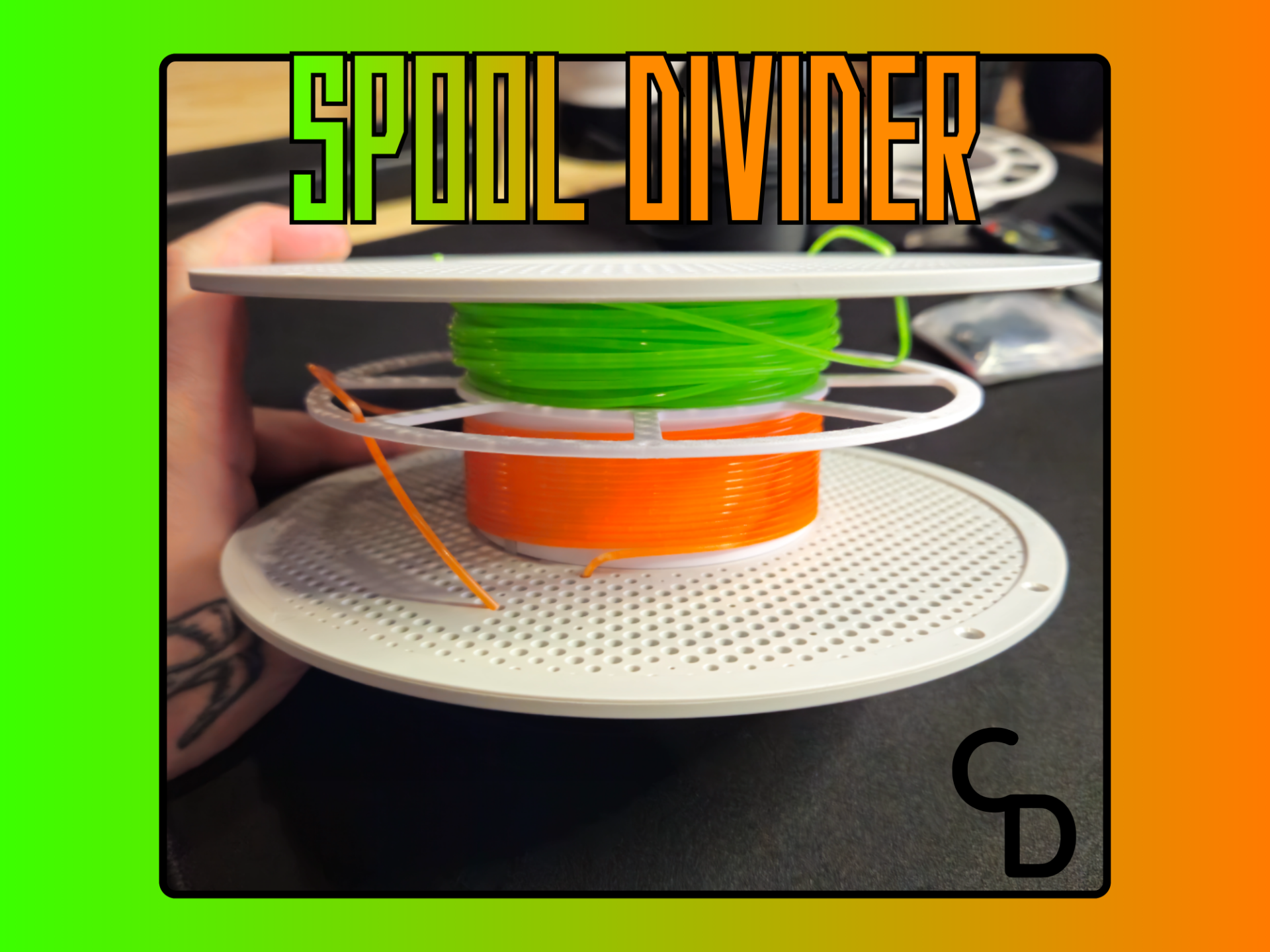 Bambulab Spool Divider By Caziuz Design