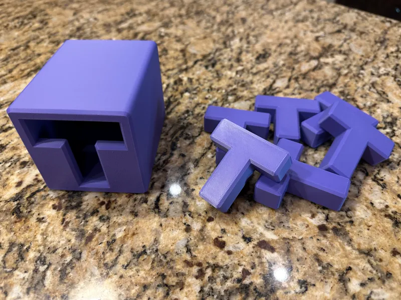 6 T Puzzle Box | Secret Box Brain Teaser