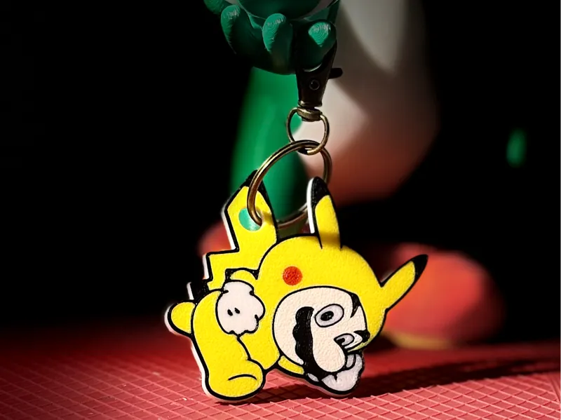 Super Mario Pikachu keychain ,luggage tag,charm