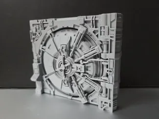 Sci-Fi diorama - Shelter Blast-Proof Door