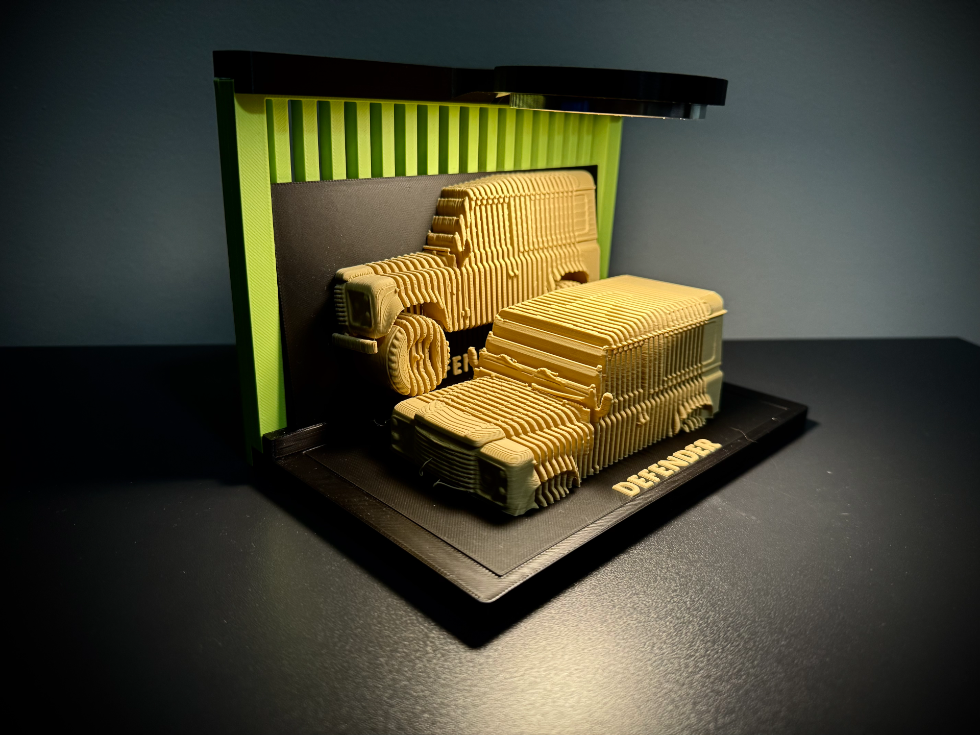 1990 Land Rover Defender 90 Layered Car model! 