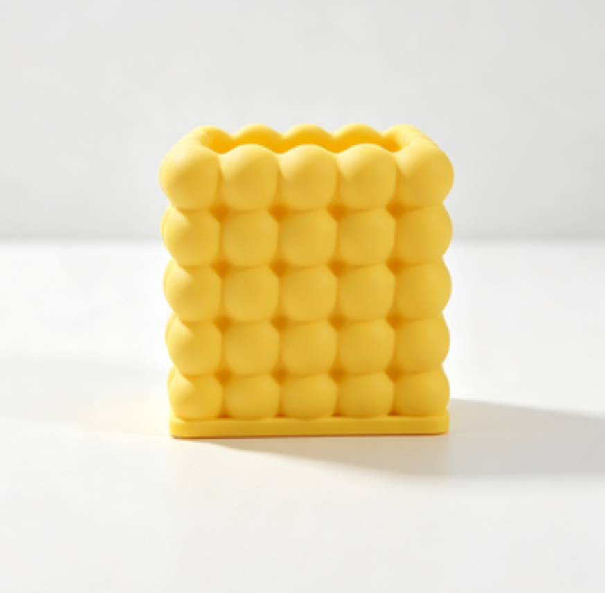 Miniatura 3 do modelo 3D Bubble Cube Planter – Modern Minimal Pot