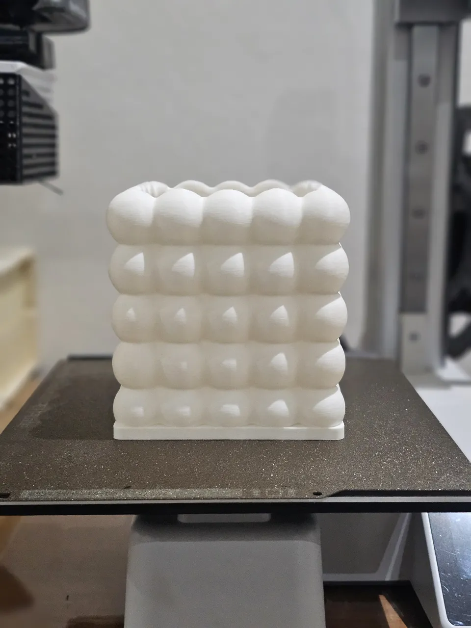 Bubble Cube Planter – Modern Minimal Pot view 3