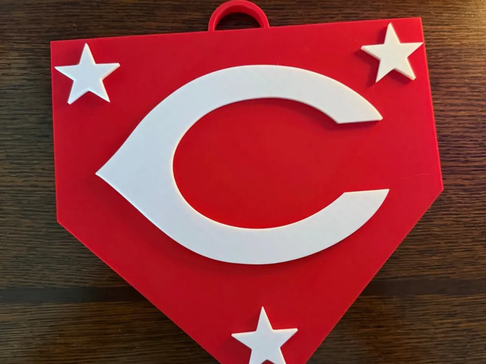 Cincinnati Reds Chain Reds Logo with chain - Free 3D Print Model - MakerWorld