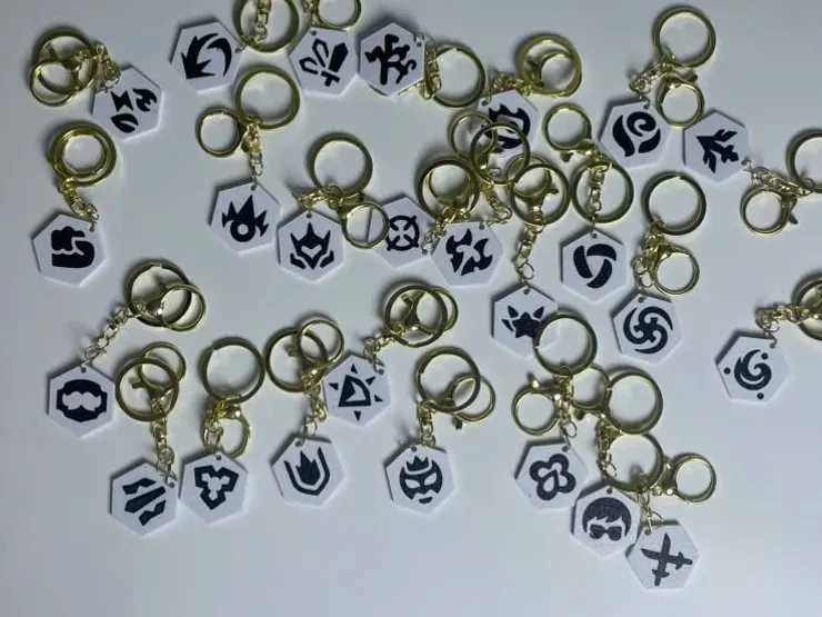 Teamfight Tactics Set 15 Traits Icon Keychain Pack