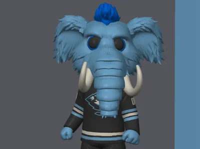 Tusky Figurine