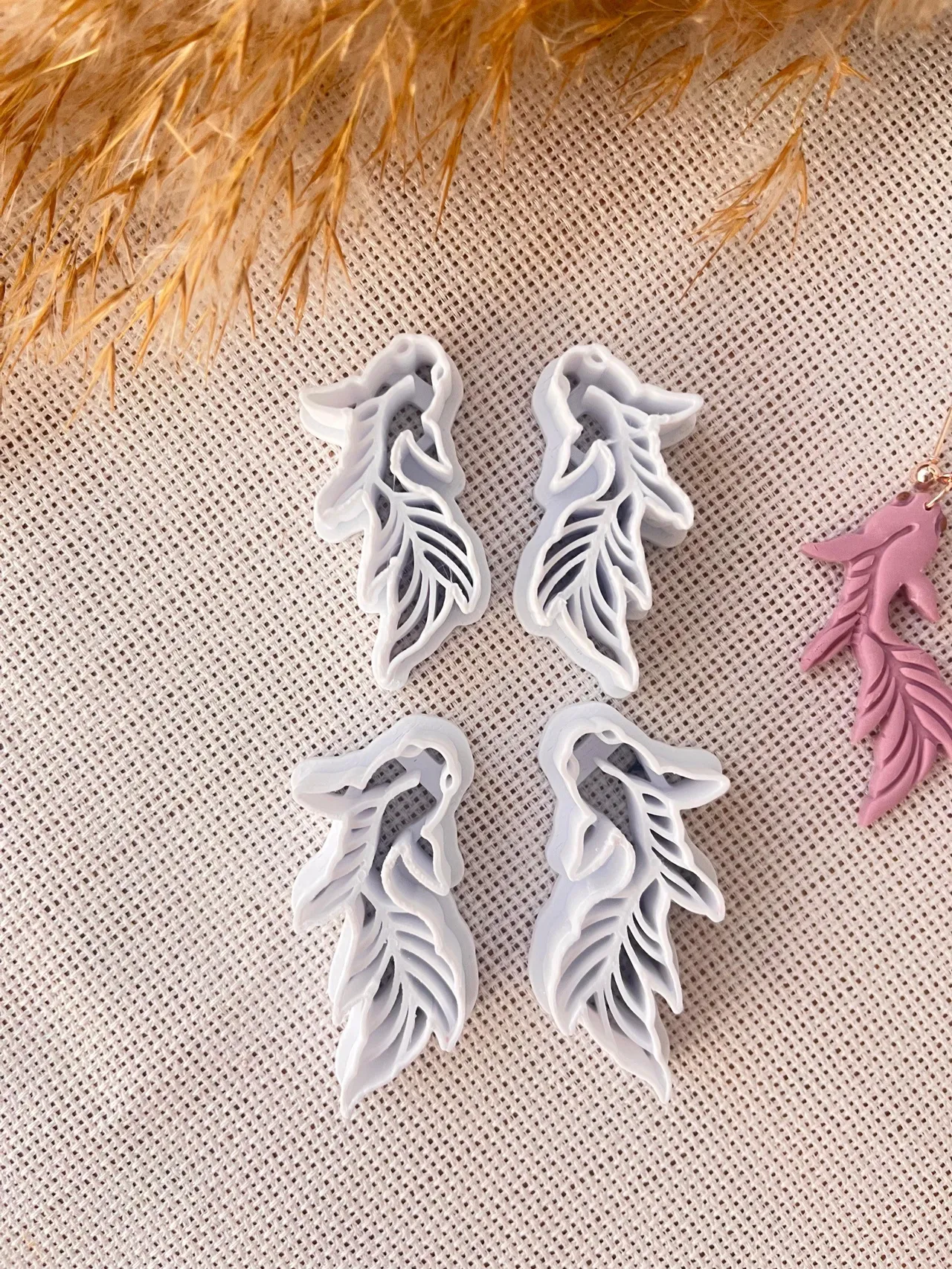 Polymer Clay Earring Mold 69 view 3